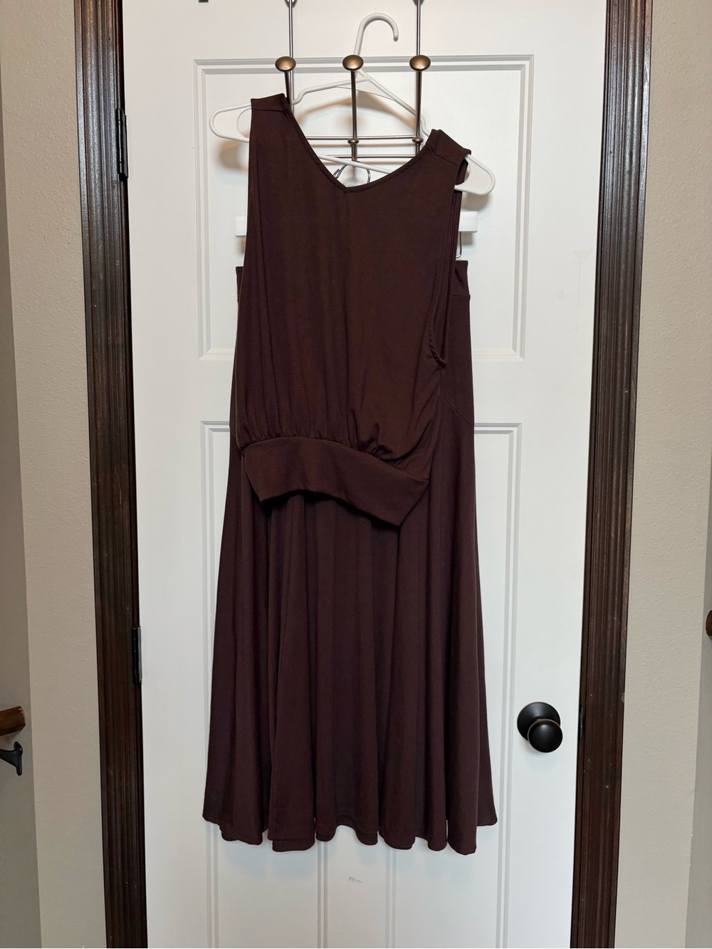 Free People Free-est Chocolate Brown 2 Piece Tank & Maxi Skirt Set Size XS